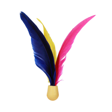 Воланчик 板羽球三毛球板羽球拍高弹成人儿童毽子球橡胶底小头三毛球10个装