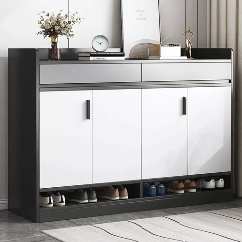 Chaoquduo Шкаф для обуви, домашний дверной проем, крытый шкаф для крыльца, шкаф для хранения входной двери, большая вместительная стойка для хранения, встроенная полка для обуви