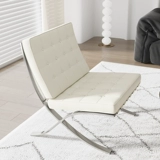 Дизайнерский диван Jundexi, кресло BarcelonaChair, кожаное кресло Barcelona, ​​кресло для гостиной, отдыха, одиночное кресло