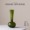 法式中古玻璃花瓶 绿色