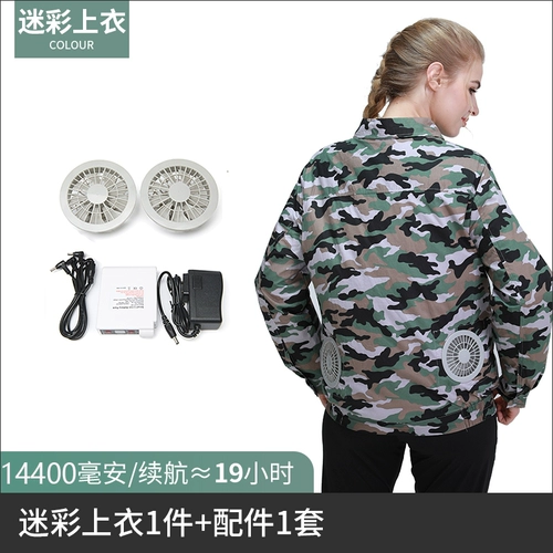 Летний охлаждающий тонкий вентилятор для работы