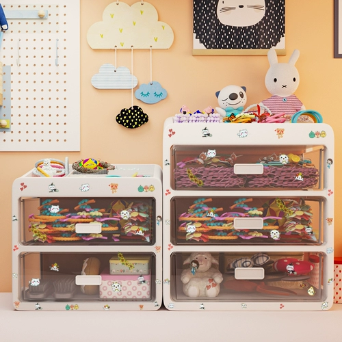 Детский аксессуар для волос, коробка для хранения, ободок, резинка для волос, вместительная и большая заколка для волос, милая коробочка для хранения