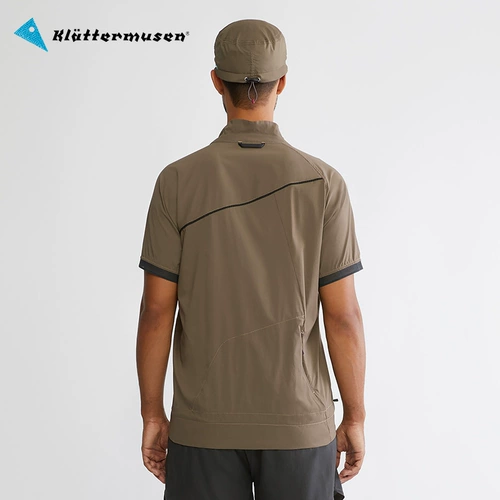 Klattermusen Pan Mountain Rat Limited Edition. Упражнения на открытое упражнение. Возможные с коротким рукавом нейтрализованный нейтрализованный нейтральный 10268