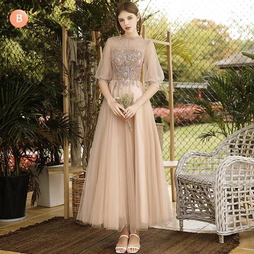 Платье подружки невесты, летнее вечернее платье для школьников, элитная юбка, коллекция 2021