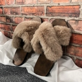 Тапочки, удерживающая тепло обувь, нескользящие модные универсальные туфли, 2020, мягкая подошва, популярно в интернете