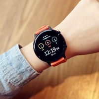 Лучшая версия оранжевого силикона (1,39 -вдрудочный высокоопределение большого экрана/спортивного темпа/push/голосовой помощник/мониторинг здоровья) мониторинг здоровья)