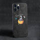 Alcantara Suede Microfiber Phone Cases Covers Cartoon Bear Cute Luxury High End Premium iPhone 15, iPhone 14, iPhone 13, iPhone 12,