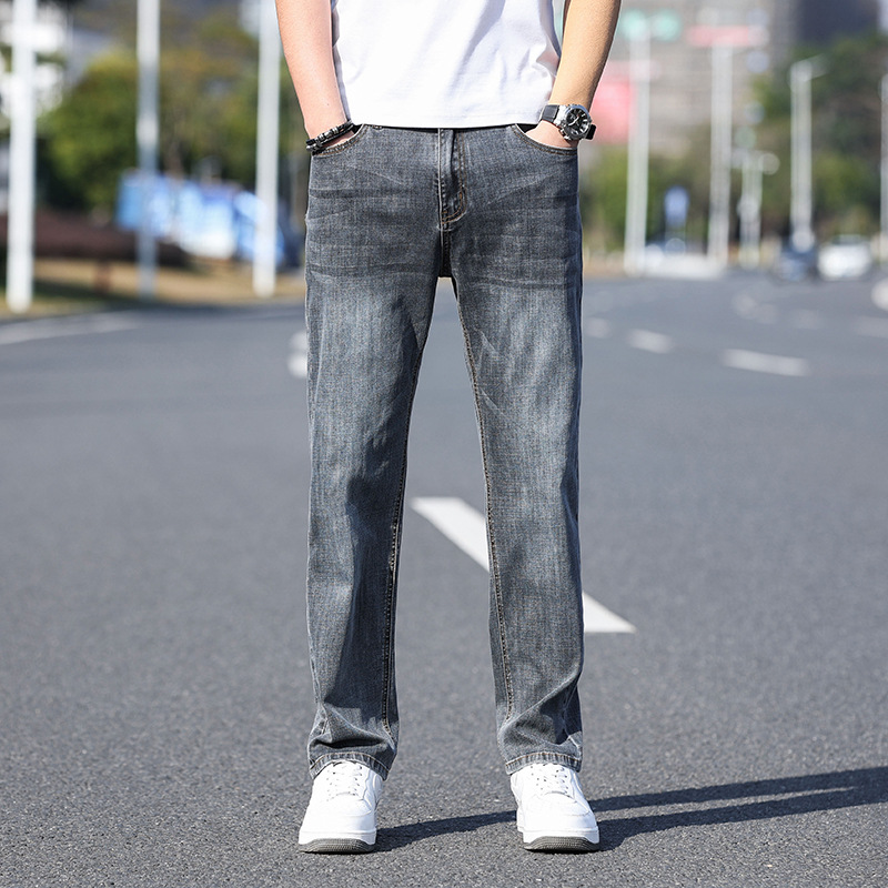 E88 gray trousers