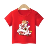 Детская хлопковая тонкая футболка с коротким рукавом, приятная телу цветная летняя одежда