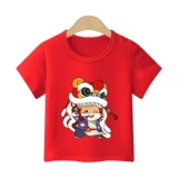 Детская хлопковая тонкая футболка с коротким рукавом, приятная телу цветная летняя одежда