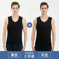 Флисовый черный жилет