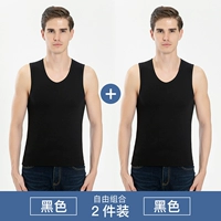 Флисовый черный жилет