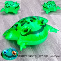 Большой светящийся воздушный насос для плавания, эластичный ремень, лягушка, 1 шт