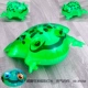 Большой светящийся воздушный насос для плавания, эластичный ремень, лягушка, 1 шт