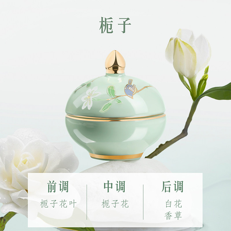 和玺故宫文创十二花神香膏固体香水淡香生日新婚毕业伴手礼物女生 新婚实拍商品图