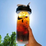 Портативный пластиковый вместительный и большой матовый чайник для воды для спортзала, защита при падении