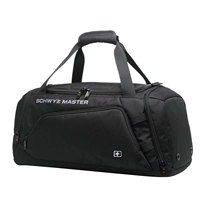 Черный большой рюкзак на одно плечо