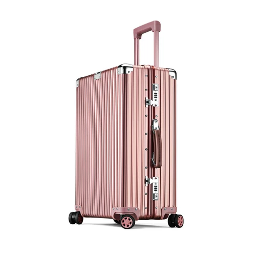 Металлический чемодан, коробка подходит для мужчин и женщин, алюминиево-магниевый сплав, большого размера (20), 24 дюймов