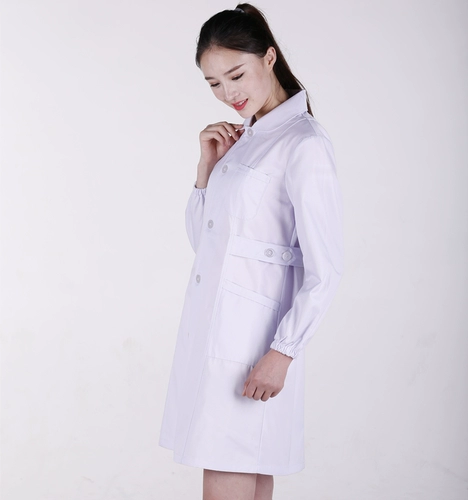 Летняя тонкая длинная униформа врача для работы, рабочая одежда, короткий рукав