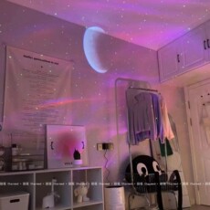 лампа 梦幻北极光满天星空投影灯蓝牙音响氛围情调小夜灯少女心生日礼物