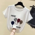 Siêu lửa cec áo thun lụa ngắn tay nữ của phụ nữ 2020 mới hợp thời trang mùa hè trong áo thun cô gái cổ điển - Áo phông Áo phông