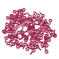 Роза красный 4*8 мм (50 штук)