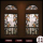 教堂艺术玻璃彩色蒂凡尼屏风门窗隔断玄关吊顶复古镶嵌客厅包邮 mini 0