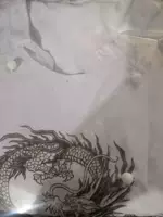 Белый индийский черный дракон с коротким рукавом