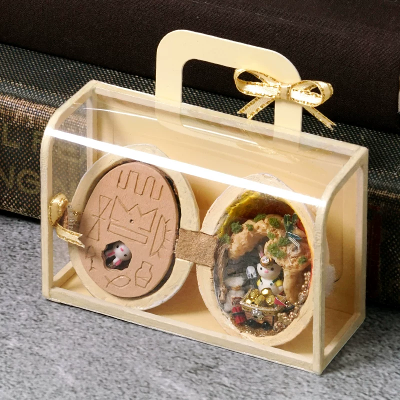Хижина, маленький конструктор, волшебный дом, игрушка, дом-стиль DIY, подарок на день рождения
