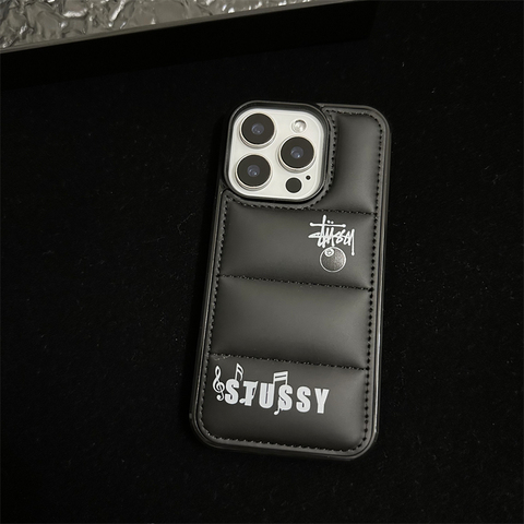Stussy Puffer Quilted Logo iPhone Case