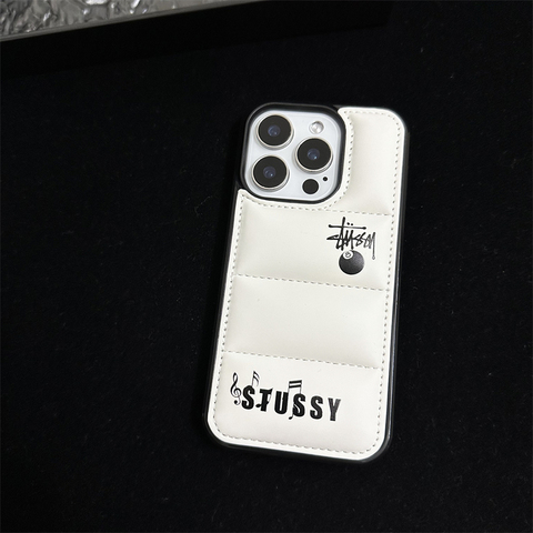 Stussy Puffer Quilted Logo iPhone Case