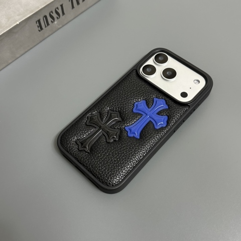 Matte 3D Cross Pattern Pebbled Synthetic Leather – Pro/Plus/Max/Air – 17, 16, 15, 14, 13, 12 iPhone Case