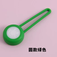 Круглый зеленый