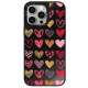 Girls Phone Cases Covers Kind Hearts Illustration Plus/Pro/Max – iPhone 16, iPhone 15, iPhone 14, iPhone 13, iPhone 12,