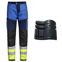 Синие штаны, наколенники