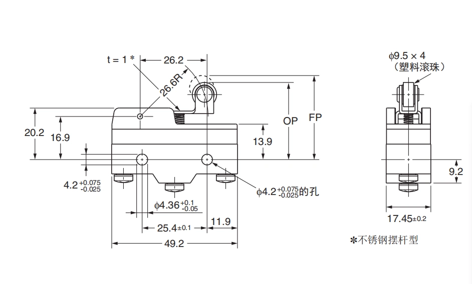 Micro Switch Omron chính hãng Z-15GW22-B GQ Z-15GD-B Z-GQ22-B HW78-B 214 máy dò kim loại chính xác