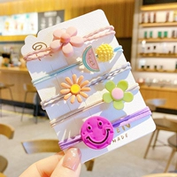 005 Purple Smile Face 5 -Piece Set