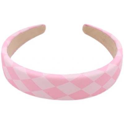 taobao agent Pink grid to buy a set of sending hoop