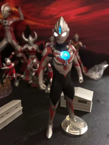 Bandai, Ultra, gaia, светящийся Ультрамен Тига, фигурка, капсульная игрушка