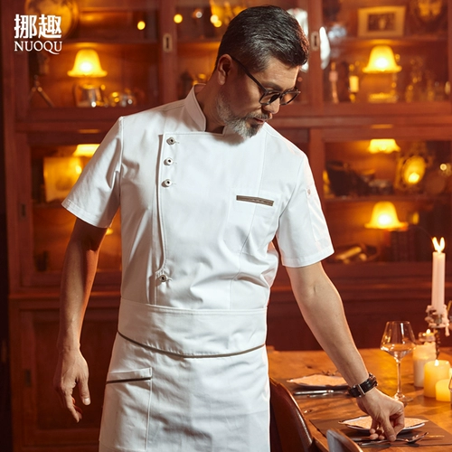Niuque High-end Chef Work Одежда для мужчин с коротки