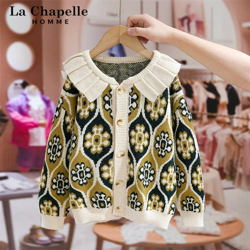 Осенний свитер, куртка, комплект, детский кардиган, детская одежда, коллекция 2022, в западном стиле