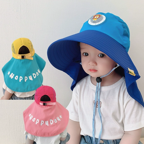 Детская шапка, солнцезащитная шляпа, кепка на солнечной энергии, летний солнцезащитный крем, защита от солнца, УФ-защита