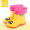 Small rain shoes with yellow plush detachable
