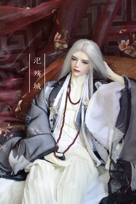 taobao agent Chinese opera BJD wig Glory gold/silver medium, long straight beauty single three -pointed hair embryo spot