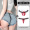 XL size (120-135 pounds) confidential shipping _ denim shorts+red open file underwear