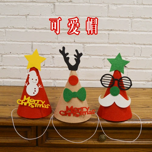 Творческий милый Санта -Клаус Снеговик DIY DIY НЕ -Плать