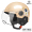 3C Космонавт Кэки - прозрачные короткие очки + теплые уши