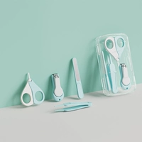 Синий комплект, коробка для хранения, 4 предмета