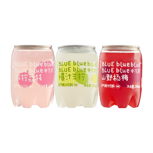 柠檬共和国荔枝杨梅三柠檬汁迷你气泡水果汁饮料清爽解腻汽水饮品