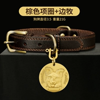 Кожаный чокер, воловья кожа